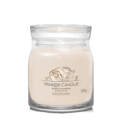 6. Medium Candle WARM CASHMERE YANKEE