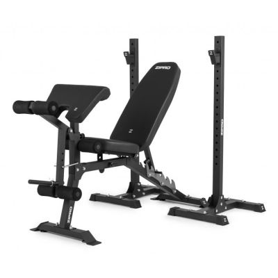 9. ZIPRO SUPERSET Adjustable Workout Bench Adjustable Backrest Adjustable Seat Gym, Home Black