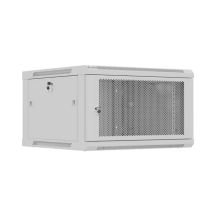 LANBERG WALL-HUNG RACK CABINET 19" 6U 600X600 GRAY PERFORATED DOOR (FLAT PACK)