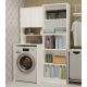 12. POLA MULTI WHITE WASHING MACHINE CABINET