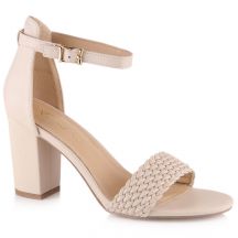 Sandals on the post eVento W 5945 beige