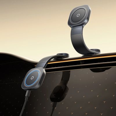 14. Baseus PrimeTrip C03Pro Dashboard Car Holder with Wireless Charger Compatible with MagSafe - Black