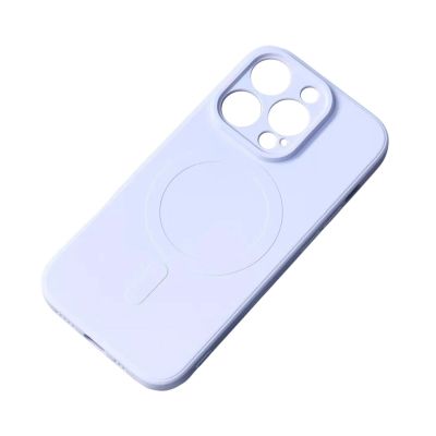 MagSafe compatible silicone case for iPhone 15 Silicone Case - blue