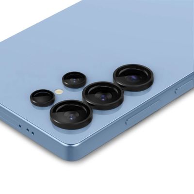 4. Spigen Optik Pro GLAS.TR EZ FIT 2-pack Camera Cover for Samsung Galaxy S25 Ultra - Black
