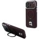 Karl Lagerfeld with Ring Stand 360 Karl Head Pin MagSafe case for iPhone 18 Pro / 17 Pro - burgundy
