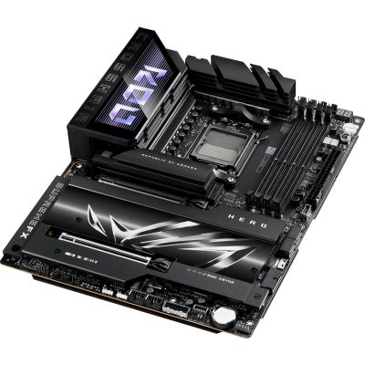 8. ASUS ROG CROSSHAIR X870E HERO Motherboard