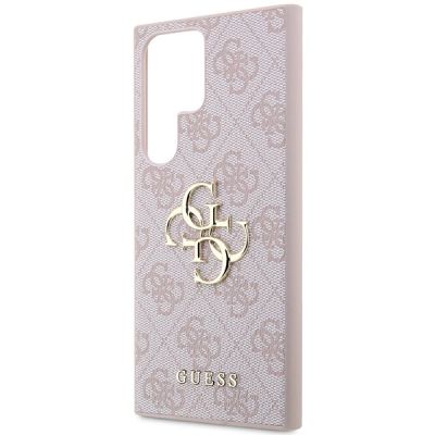 6. Guess GUHCS23L4GMGPI S23 Ultra S918 pink/pink hardcase 4G Big Metal Logo