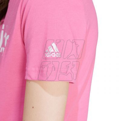 6. adidas Loungewear Essentials Slim Logo Tee W IY9191