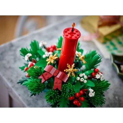 5. LEGO Iconic 40743 Christmas Table Decoration