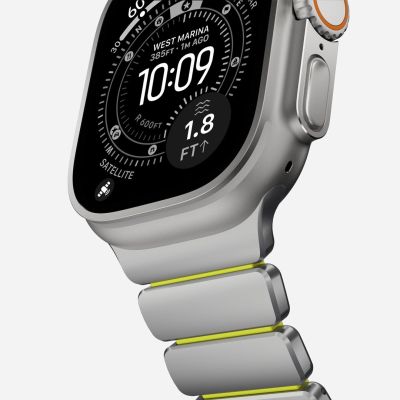 9. Nomad Stratos Band Natural Titanium