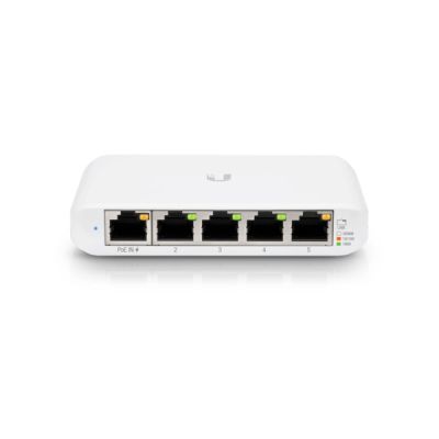 3. Ubiquiti Networks UniFi Flex Mini Managed Switch (5-pack) Gigabit Ethernet (10/100/1000) PoE Support White