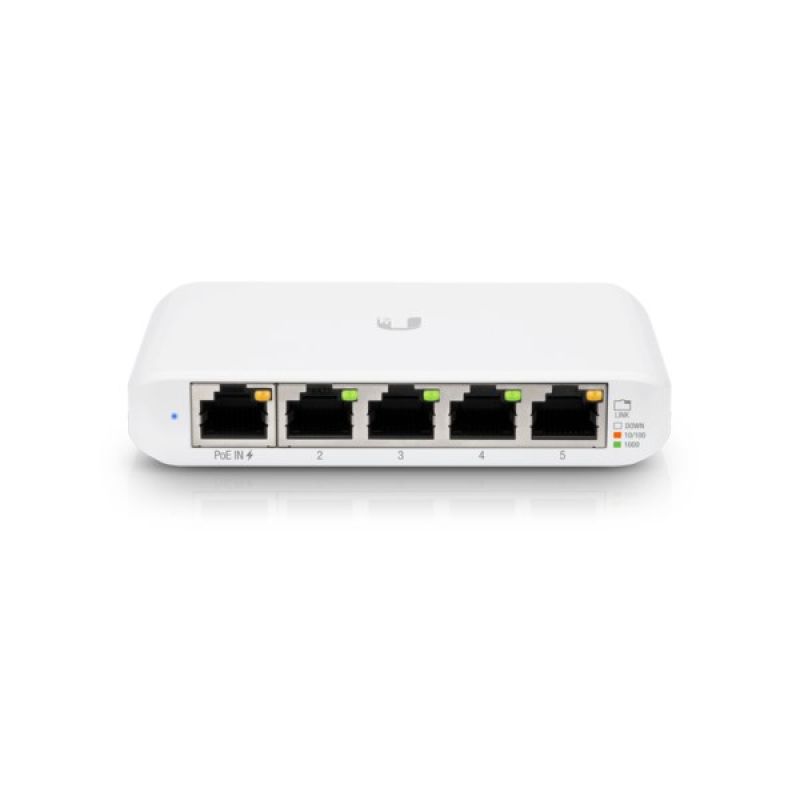 3. Ubiquiti Networks UniFi Flex Mini Managed Switch (5-pack) Gigabit Ethernet (10/100/1000) PoE Support White