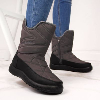 11. NEWS W EVE309B waterproof snow boots gray 