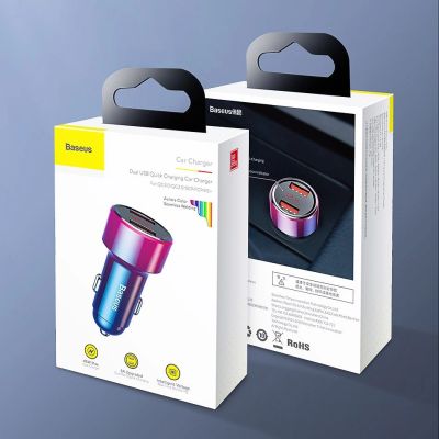 8. Baseus Magic Series PPS CCMLC20C-01 car charger 45W USB-C PD / USB-A QC - black