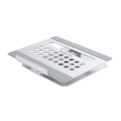 5. CONCEPTRONIC Laptop Holder with Docking Station 7 in 1 Silver