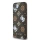 4. Guess PU 4G Peony case with MagSafe for iPhone 16e - brown