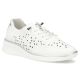 Women's leather openwork shoes, white Filippo DP6714