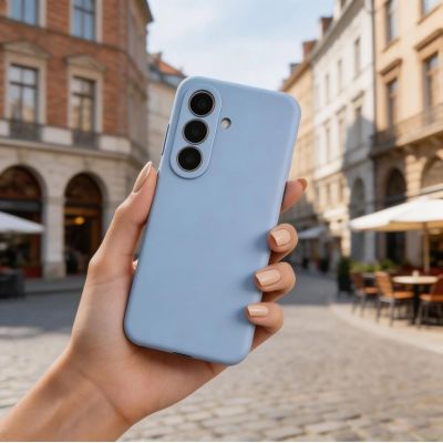 7. Tech-Protect Silicone MagSafe Case for Samsung Galaxy S26 - Blue