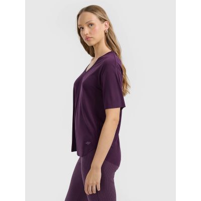 3. Women's oversize T-shirt with modal 4F 4FRAW25TTSHF3283-50S