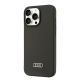 3. Audi Silicone Case iPhone 16 Pro Max 6.9" black/black hardcase AU-LSRIP16PM-Q3/D1-BK