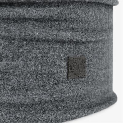 2. Buff Merino Fleece Neck Gaiter – solid grey