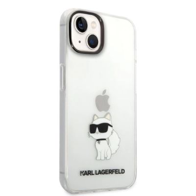 4. Karl Lagerfeld Ikonik Choupette case for iPhone 14 Plus - transparent