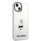4. Karl Lagerfeld Ikonik Choupette case for iPhone 14 Plus - transparent