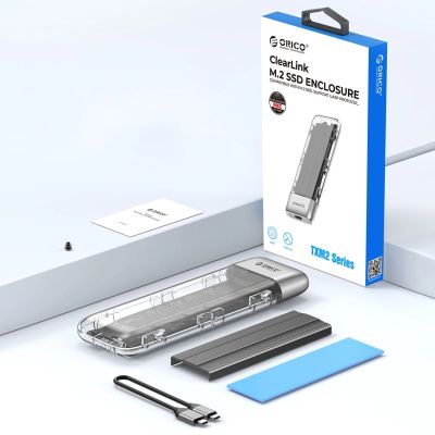 7. Orico TXM2-C3 M.2 NVME USB-C 3.2 10Gb/s Disk Drive - Gray