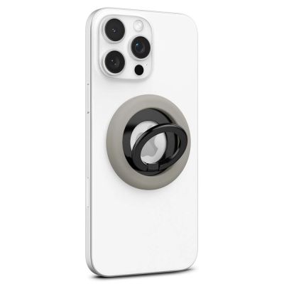 5. Spigen Nano Pop MagSafe Magnetic Ring for Phone - Gray and Black
