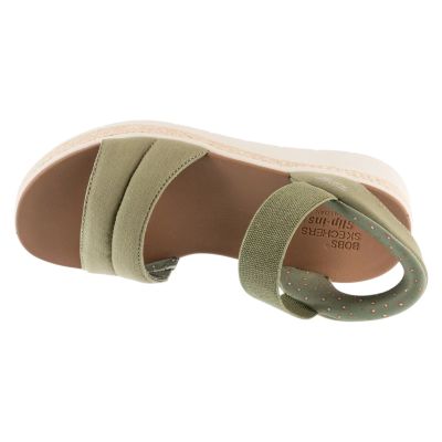 3. Skechers Slip-Ins: BOBS Sun Ray 114413-OLV Green Size 36