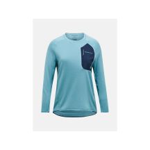 Bluza PEAK PERFORMANCE W Freelight Polartec Grid Crew niebieski