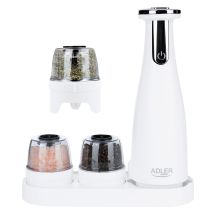 ADLER AD 4449w white spice grinder set