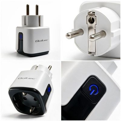 4. QOLTEC SMART WI-FI SOCKET 16A | TIMER WATTMETER | TUYA