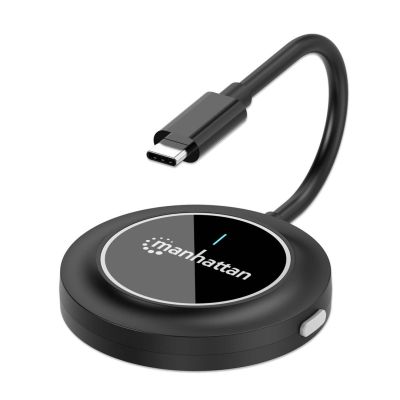 4. Manhattan 208437 AV Extender AV Transmitter Black