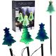 DECORATIVE LAMPS OUTDOOR PATH STICK 3 PCS CHRISTMAS TREE MIRROR