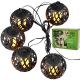 55. SOLAR LAMP FIREBALLS 7CM 5PCS