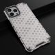 14. Honeycomb Case armor cover with TPU Bumper for iPhone 13 Pro Max transparent