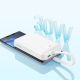 9. Baseus Magnetic Mini MagSafe 10000mAh 30W powerbank with built-in USB-C cable - white + Baseus Simple Series USB-C - USB-C 60W 0.3m cable