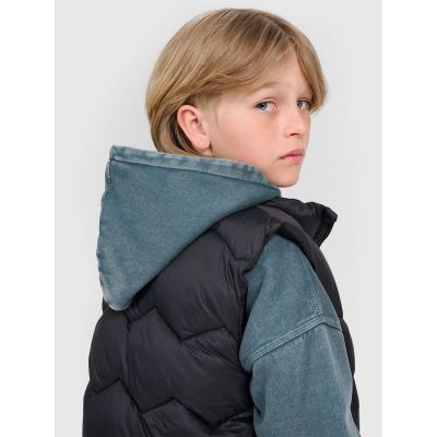 3. Boy's down vest with synthetic filling 4F 4FJRAW25TVJAM325-20S