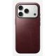 7. Nomad Modern Leather Case for 16 cm (6.3") mobile phone, Burgundy