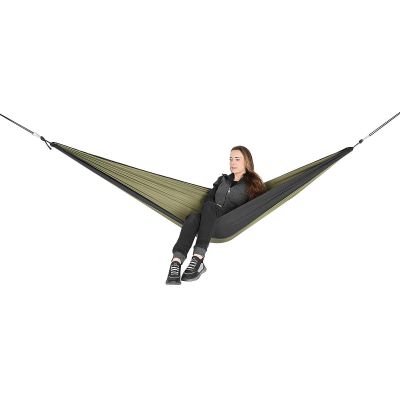 11. TOURIST HAMMOCK 2 PERSON 270X140CM GREEN BLACK