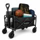2. Wozinsky WZP-80 beach, tourist, garden, durable, wide wheels, up to 80 kg - black
