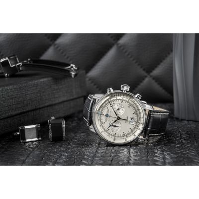 5. Men's Watch ZEPPELIN 100 Yahre 7690-1 + BOX