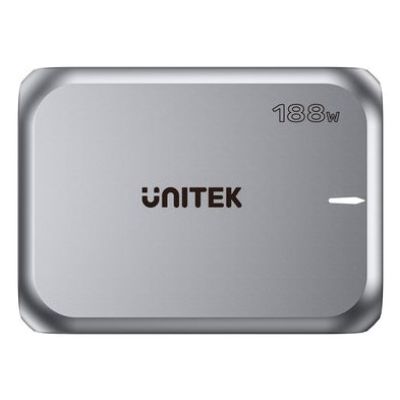 10. Stationary GaN charger UNITEK P1234AGY01-EU 188W 3xUSB-C 2xUSB-A