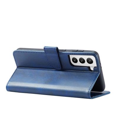 5. Magnet Case Elegant Case Cover Flip Cover Samsung Galaxy S22 + (S22 Plus) Blue
