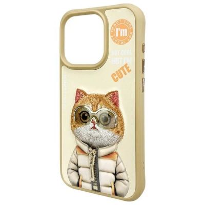 4. Nimmy Cool&Cute 2.0 Cat Case for iPhone 15 Pro - Green