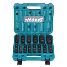 Makita E-16586 Impact Socket Set Black, Green