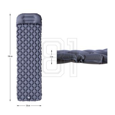 11. Nils Camp NC4006 camping mat with pump - 5 cm 15-05-028