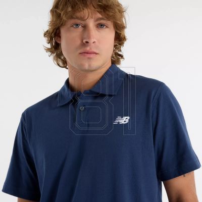 4. New Balance Jersey Polo Shirt M MT51504NNY