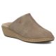 Filippo DK7567 Taupe Leather Wedge Sandals